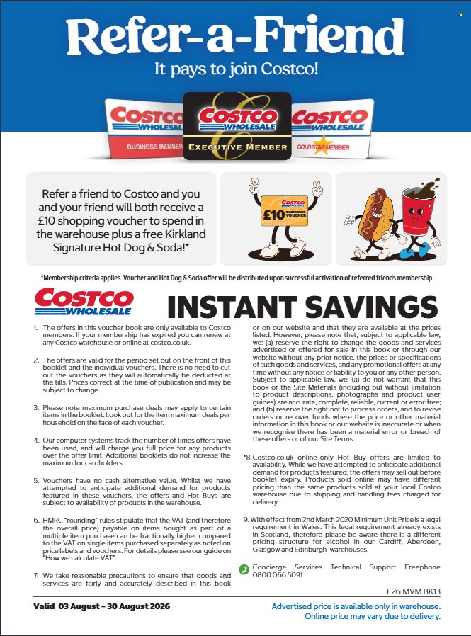 Costco offer  - 3.8.2026 - 30.8.2026. Page 40. Page 40
