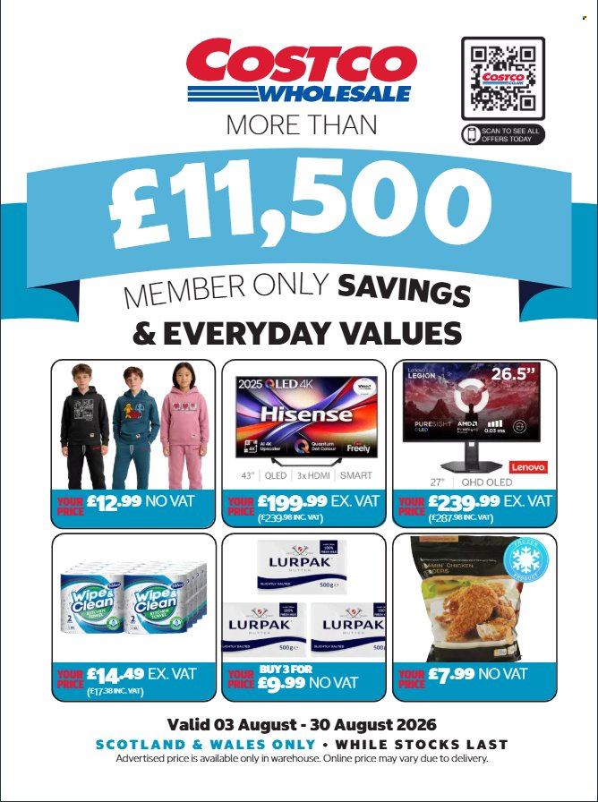 Costco offer  - 3.8.2026 - 30.8.2026. Page 1. Page 1