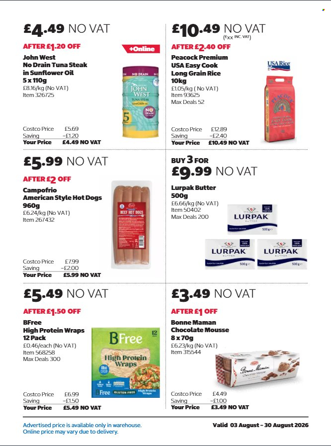 Costco offer  - 3.8.2026 - 30.8.2026. Page 9. Page 9
