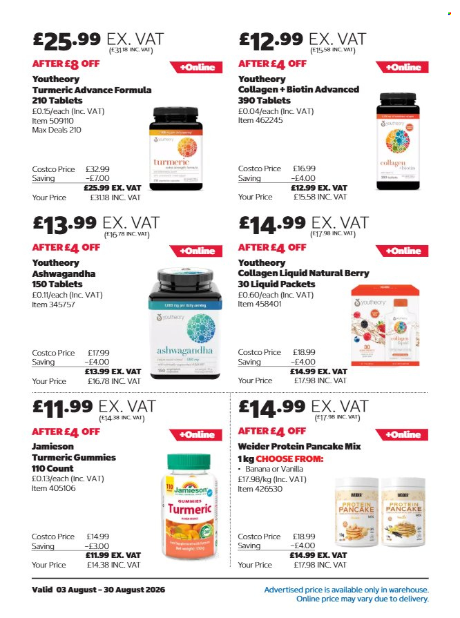 Costco offer  - 3.8.2026 - 30.8.2026. Page 22. Page 22