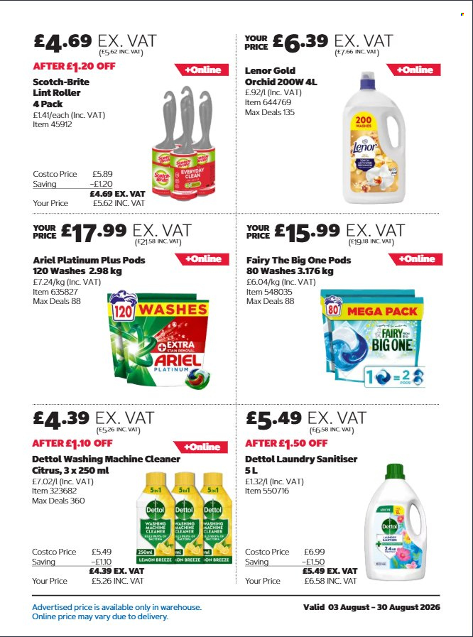 Costco offer  - 3.8.2026 - 30.8.2026. Page 25. Page 25