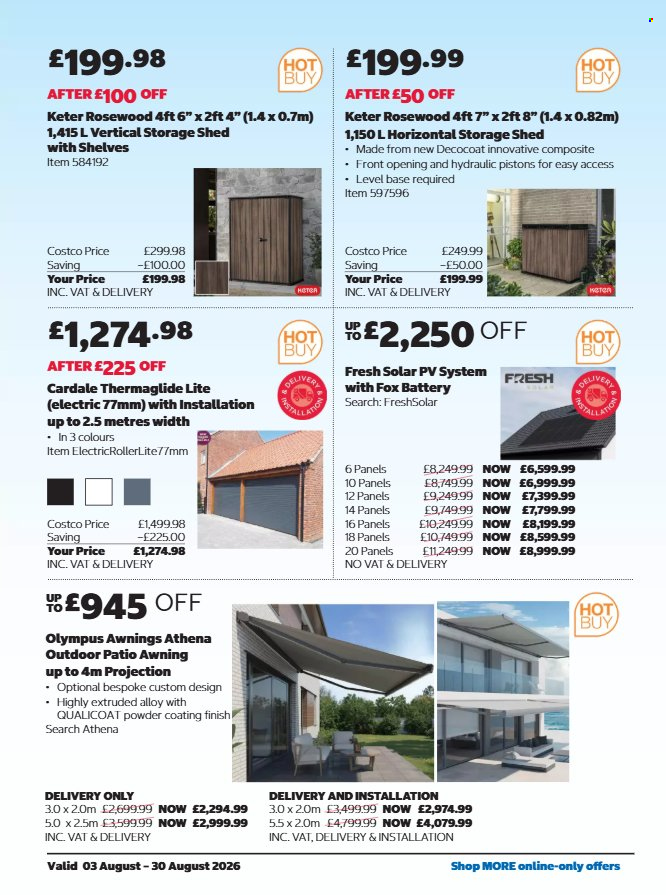 Costco offer  - 3.8.2026 - 30.8.2026. Page 29. Page 29