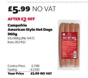 Campofrio American Style Hot Dogs