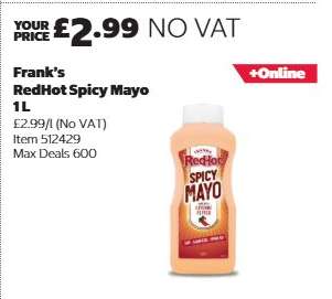 Frank's RedHot Spicy Mayo 1L