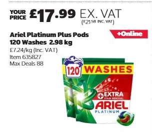 Ariel Platinum Plus Pods