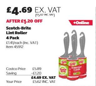 Scotch-Brite Lint Roller 4 Pack