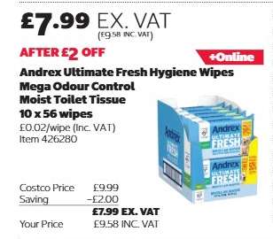 Andrex Ultimate Fresh Hygiene Wipes