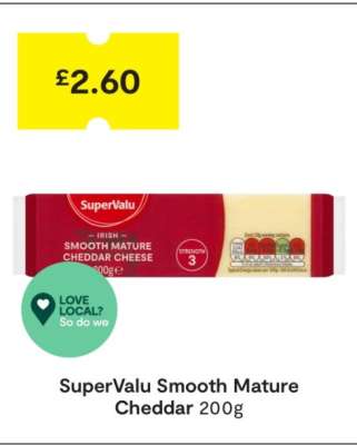 SuperValu Smooth Mature Cheddar