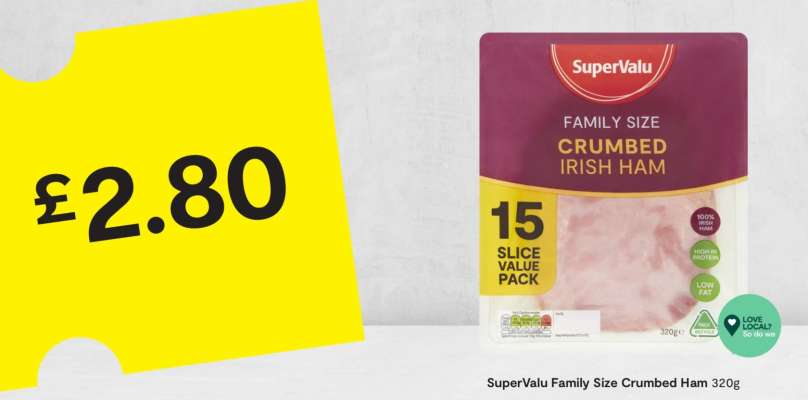 SuperValu Family Size Crumbed Ham 320g