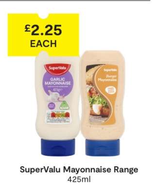 SuperValu Mayonnaise Range