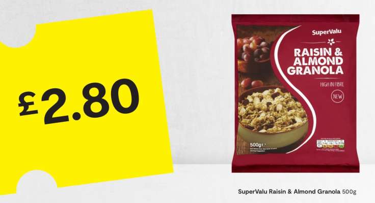 SuperValu Raisin & Almond Granola 500g