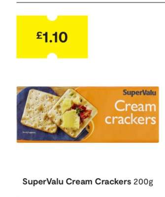 SuperValu Cream Crackers 200g
