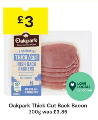 Oakpark Thick Cut Back Bacon