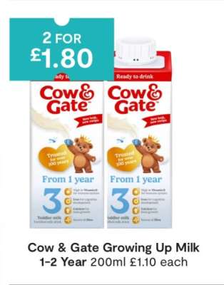 Cow & Gate Growing Up Milk 1-2 Year