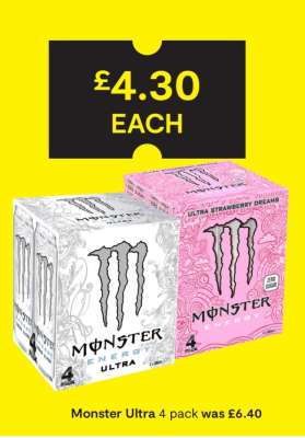 Monster Ultra 4 pack