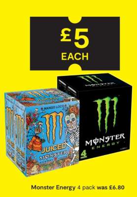Monster Energy 4 pack