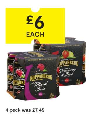 Kopparberg Premium Cider 4 Pack