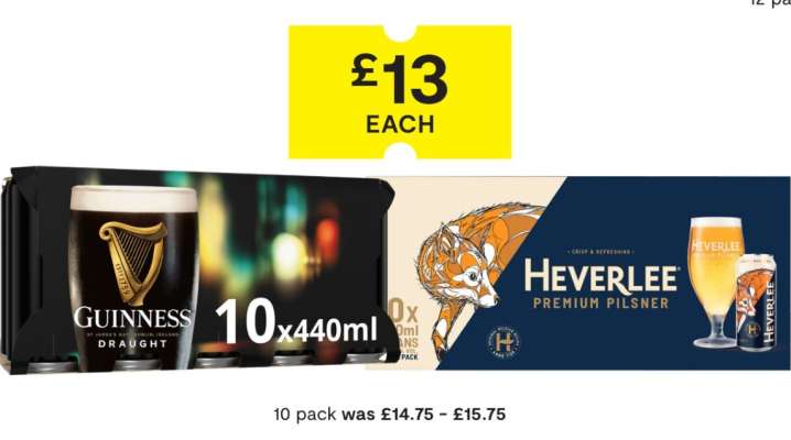 Guinness Draught / Heverlee Premium Pilsner