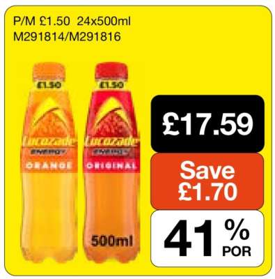 Lucozade Energy Orange/Original