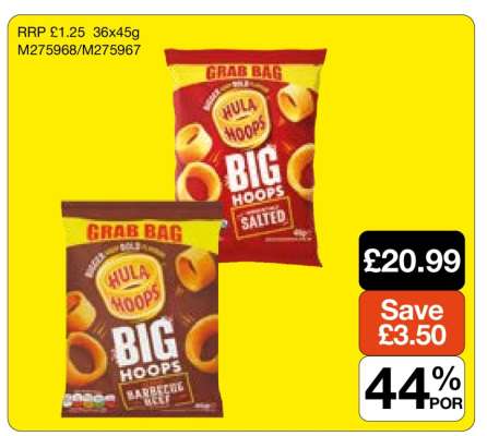 Hula Hoops Big Hoops