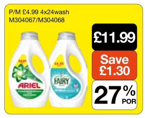 Ariel/Fairy Detergent