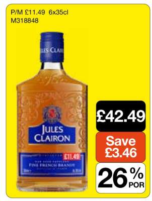 Jules Clairon Fine French Brandy