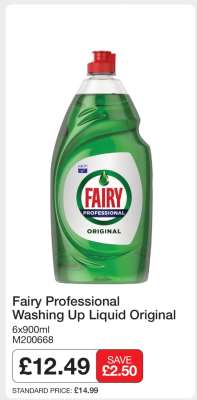 Fairy Professional Washing Up Liquid Original