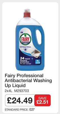 Fairy Professional Antibacterial Washing Up Liquid