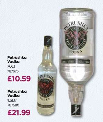 Petrushka Vodka 70cl