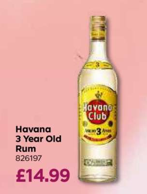 Havana 3 Year Old Rum