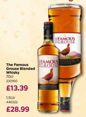 The Famous Grouse Blended Whisky 70cl