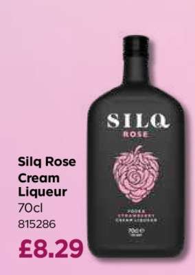 Silq Rose Cream Liqueur