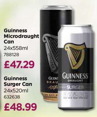 Guinness Microdraught Can
