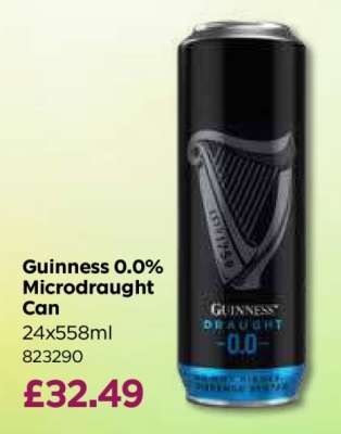 Guinness 0.0% Microdraught Can