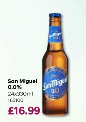 San Miguel 0.0%