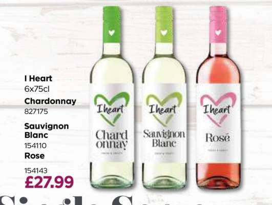 I Heart 6x75cl
