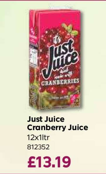 Just Juice Cranberry Juice