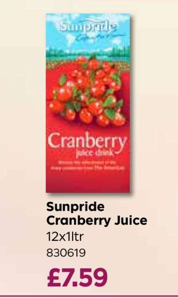 Sunpride Cranberry Juice