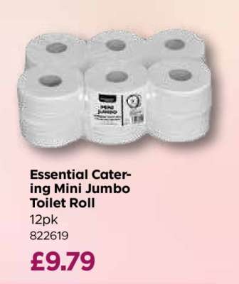 Essential Catering Mini Jumbo Toilet Roll