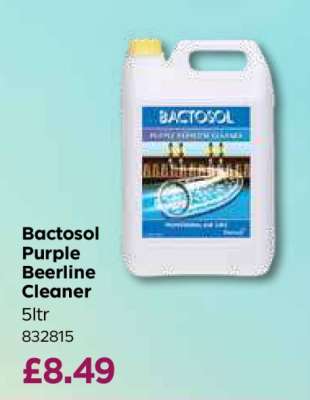 Bactosol Purple Beerline Cleaner