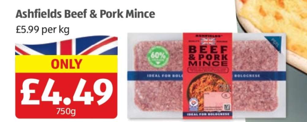 Ashfields Beef & Pork Mince