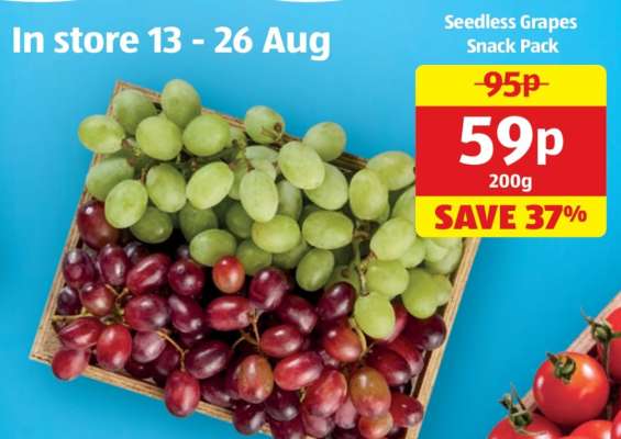 Seedless Grapes Snack Pack