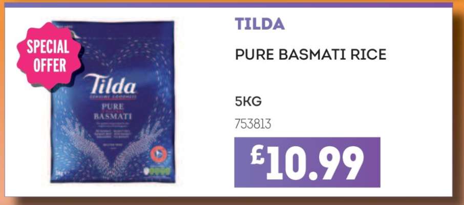 TILDA PURE BASMATI RICE