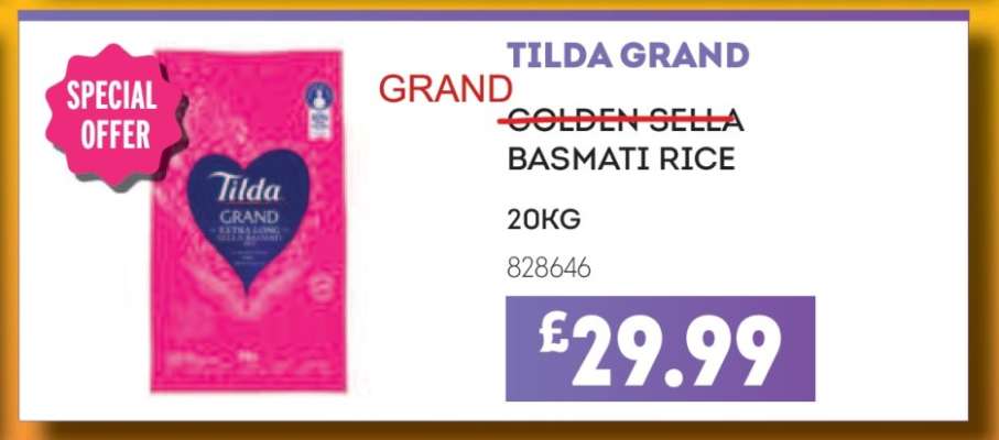 TILDA GRAND BASMATI RICE