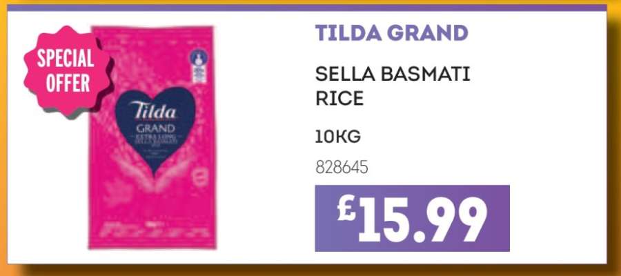 TILDA GRAND SELLA BASMATI RICE
