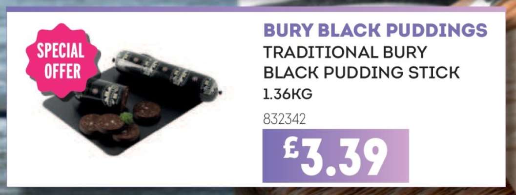 BURY BLACK PUDDINGS