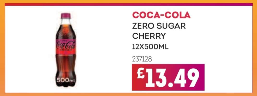 COCA-COLA ZERO SUGAR CHERRY