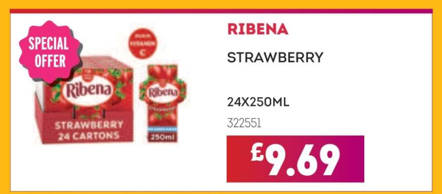 RIBENA STRAWBERRY