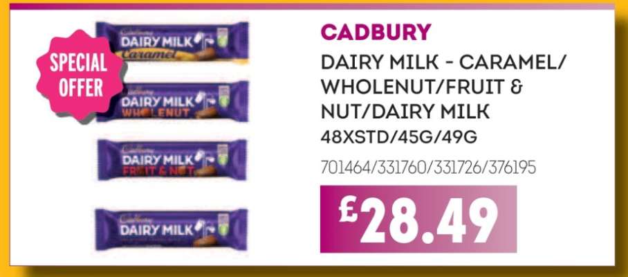 Cadbury Dairy Milk