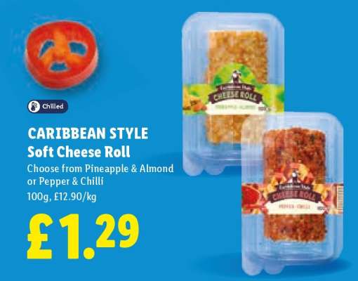 CARIBBEAN STYLE Soft Cheese Roll